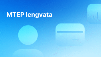 Baltas tekstas "MTEP lengvata" mėlyname gradientiniame fone su abstrakčiomis suapvalintomis šviesiai mėlynos spalvos figūromis. | Sąskaita123 Baltas tekstas "MTEP lengvata" mėlyname gradientiniame fone su abstrakčiomis suapvalintomis šviesiai mėlynos spalvos figūromis.